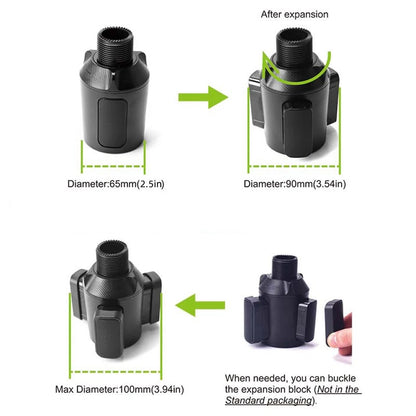 Universal Heavy-Duty Car Cup Holder Tablet & Phone Mount