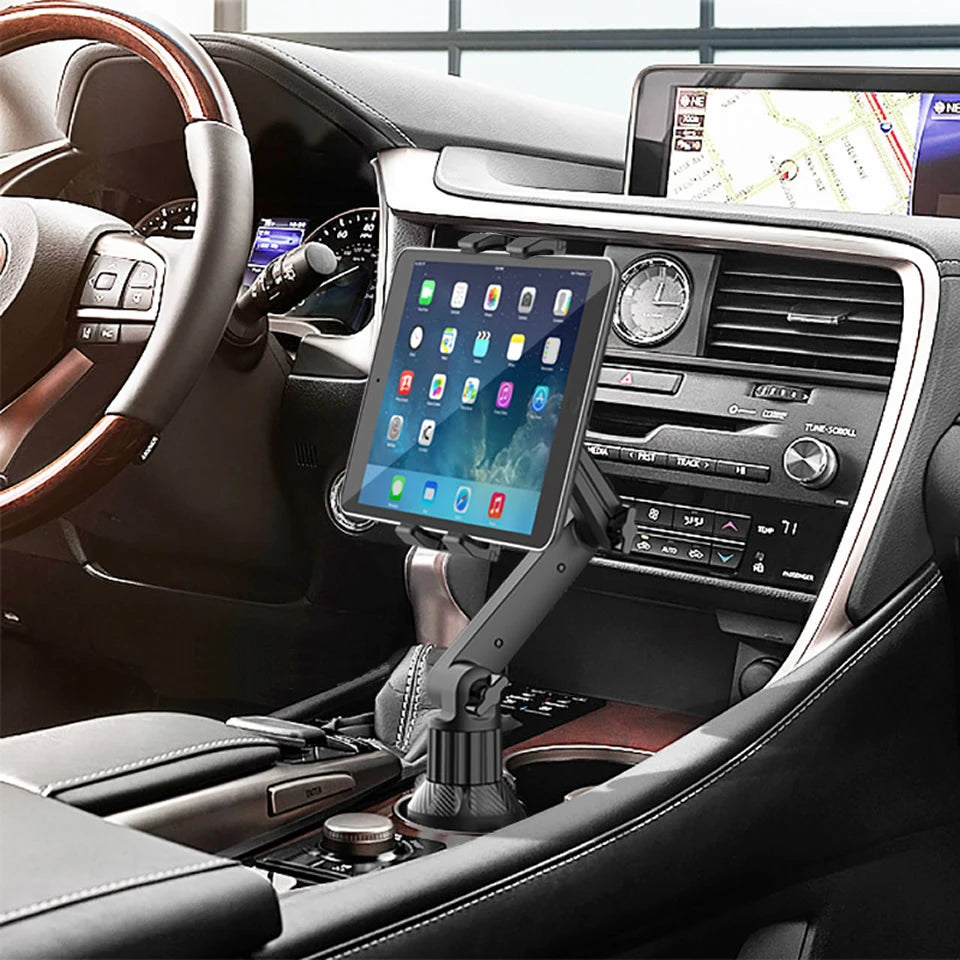 Universal Heavy-Duty Car Cup Holder Tablet & Phone Mount